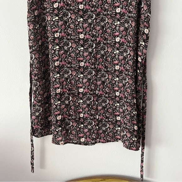 Forever 21 Pink Floral Print Button Down Dress Medium - Picture 8 of 10